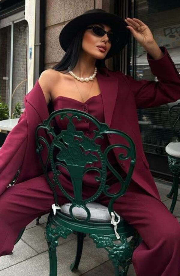 TRAJE  BUSTIER TRES PIEZAS