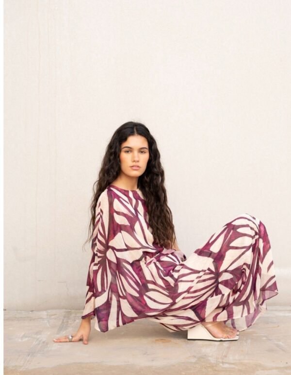 VESTIDO ASIMÉTRICO ESTAMPADO