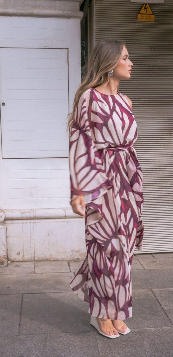 VESTIDO ASIMÉTRICO ESTAMPADO - Imagen 3