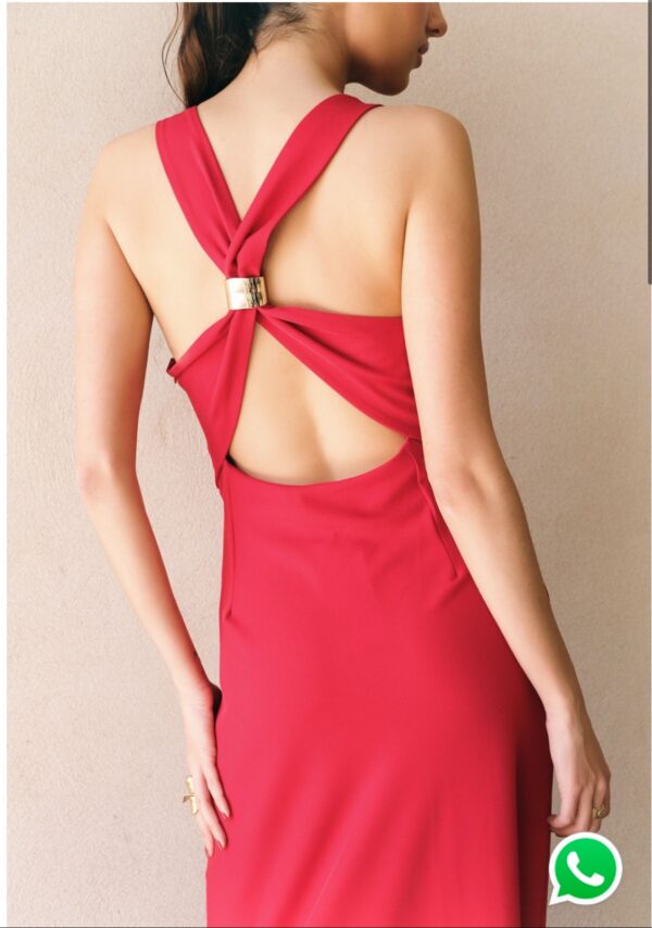 VESTIDO APLIQUE ESPALDA - Imagen 3