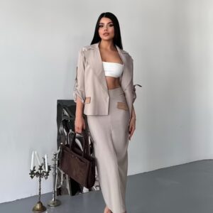 CONJUNTO CHAQUETA Y FALDA