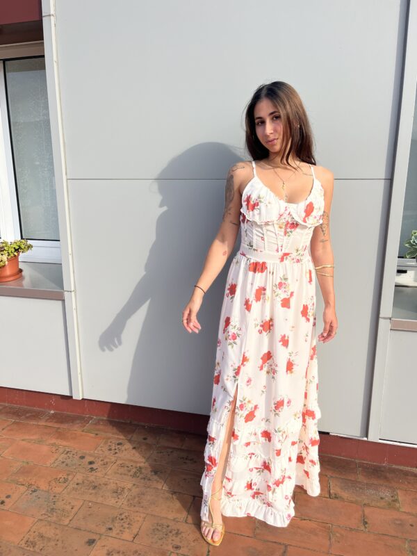 VESTIDO CARMÍN - Imagen 3