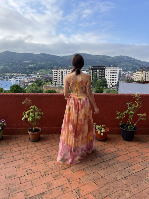 VESTIDO ADARA NARANJA - Imagen 3