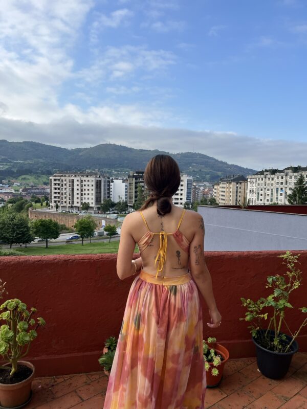 VESTIDO ADARA NARANJA - Imagen 2