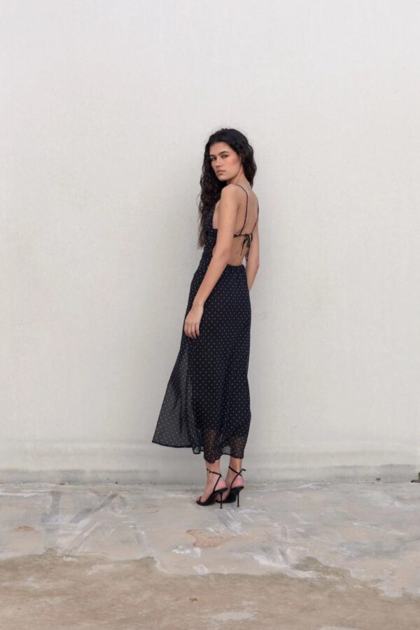 VESTIDO  MIDI ESTAMPADO - Imagen 3