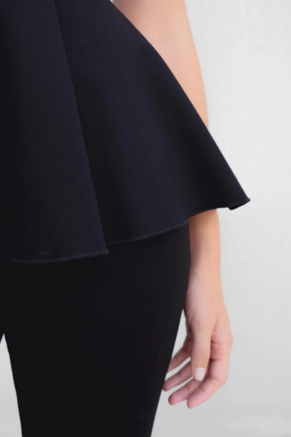 TOP PEPLUM TEXTURA PUNTO - Imagen 3