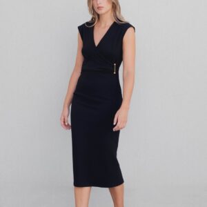 VESTIDO PUNTO APLIQUE