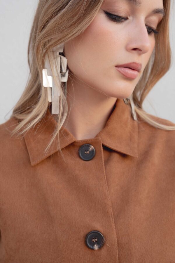 CHAQUETA CORTE EFECTO ANTE