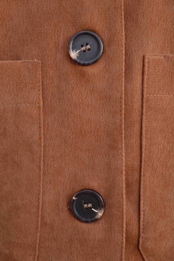 CHAQUETA CORTE EFECTO ANTE - Imagen 4