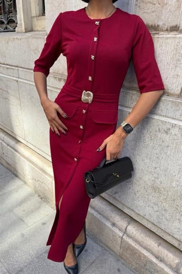 VESTIDO  CLARETE - Imagen 2