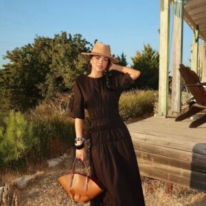 VESTIDO  ÉTNICO FIT AND FLARE