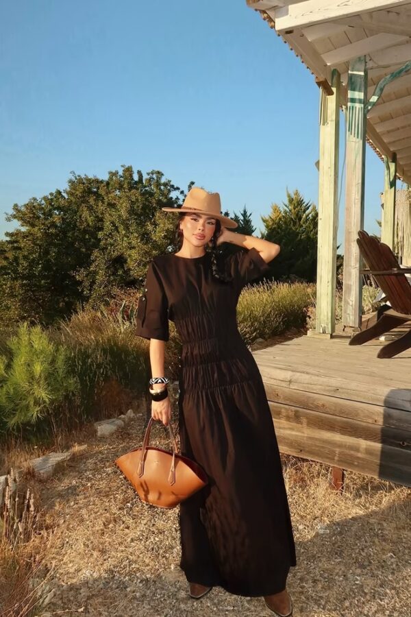 VESTIDO  ÉTNICO FIT AND FLARE