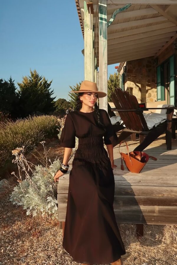 VESTIDO  ÉTNICO FIT AND FLARE - Imagen 4